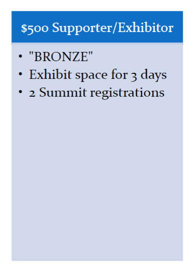 BRONZE - Sponsors and Exhibitors